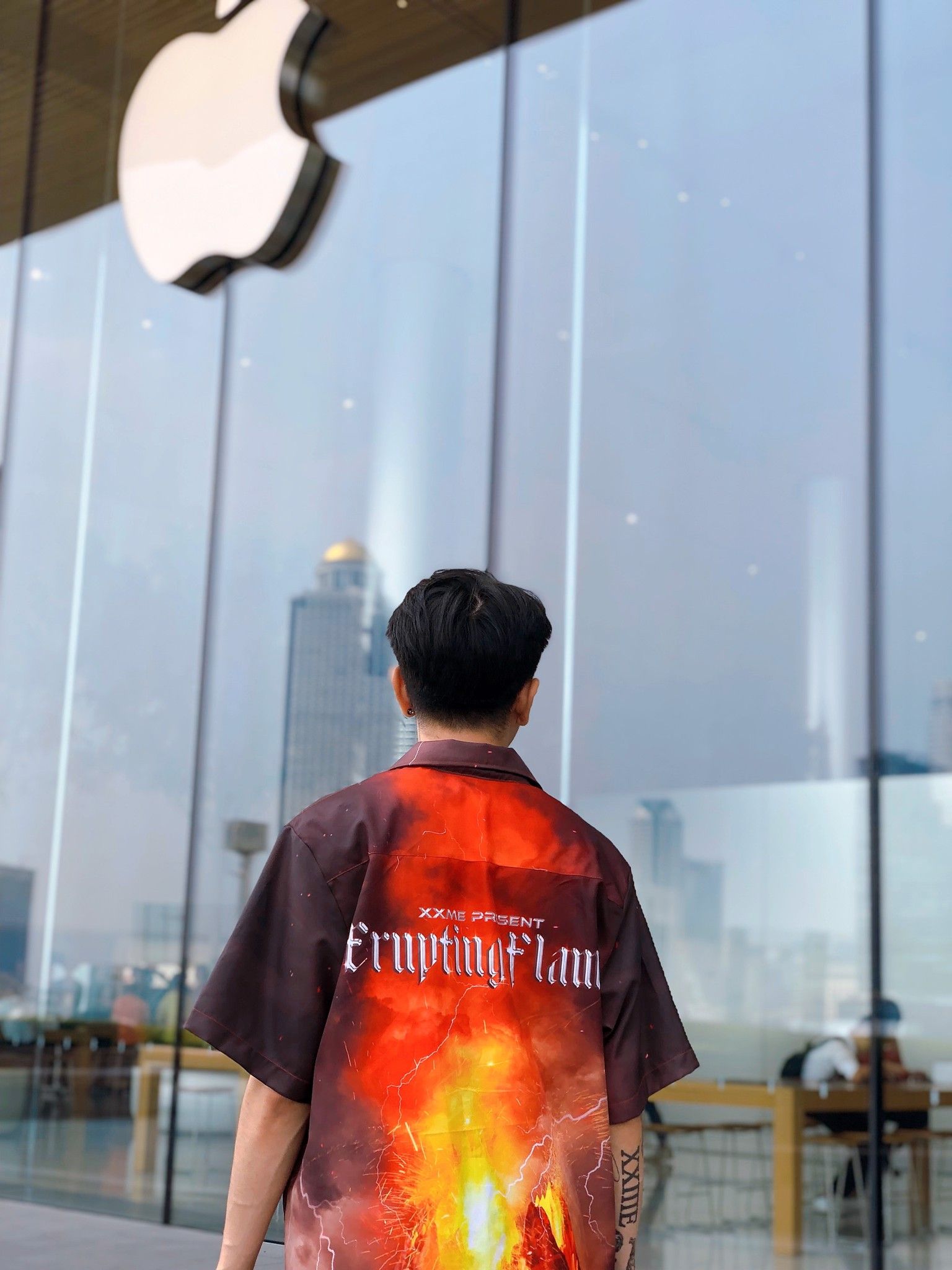  ERUPTING FLAME SHIRT 