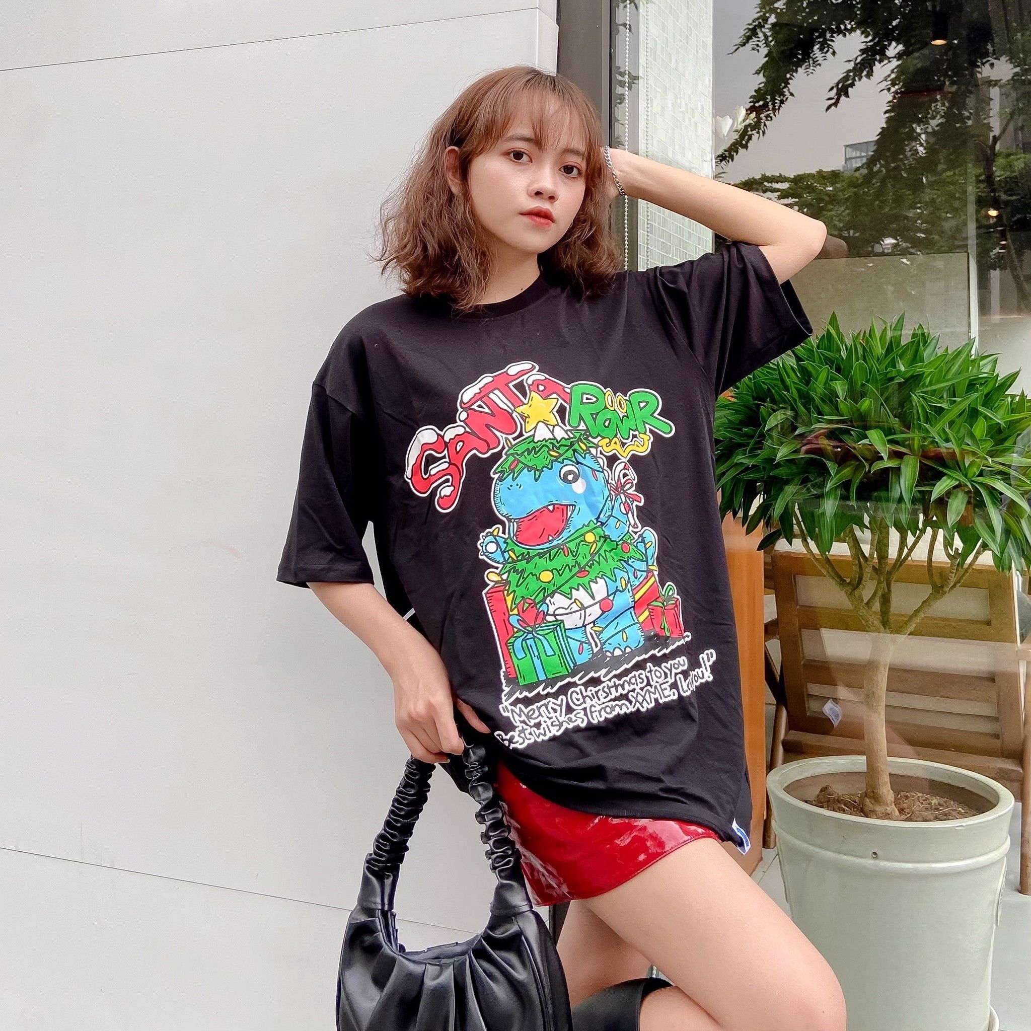  Áo Thun RAWR Xmas Tee - Black 