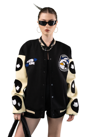  Áo Khoác Astro Weeé Varsity - Black 