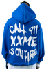  Áo Hoodie XXME On Fire - Blue 