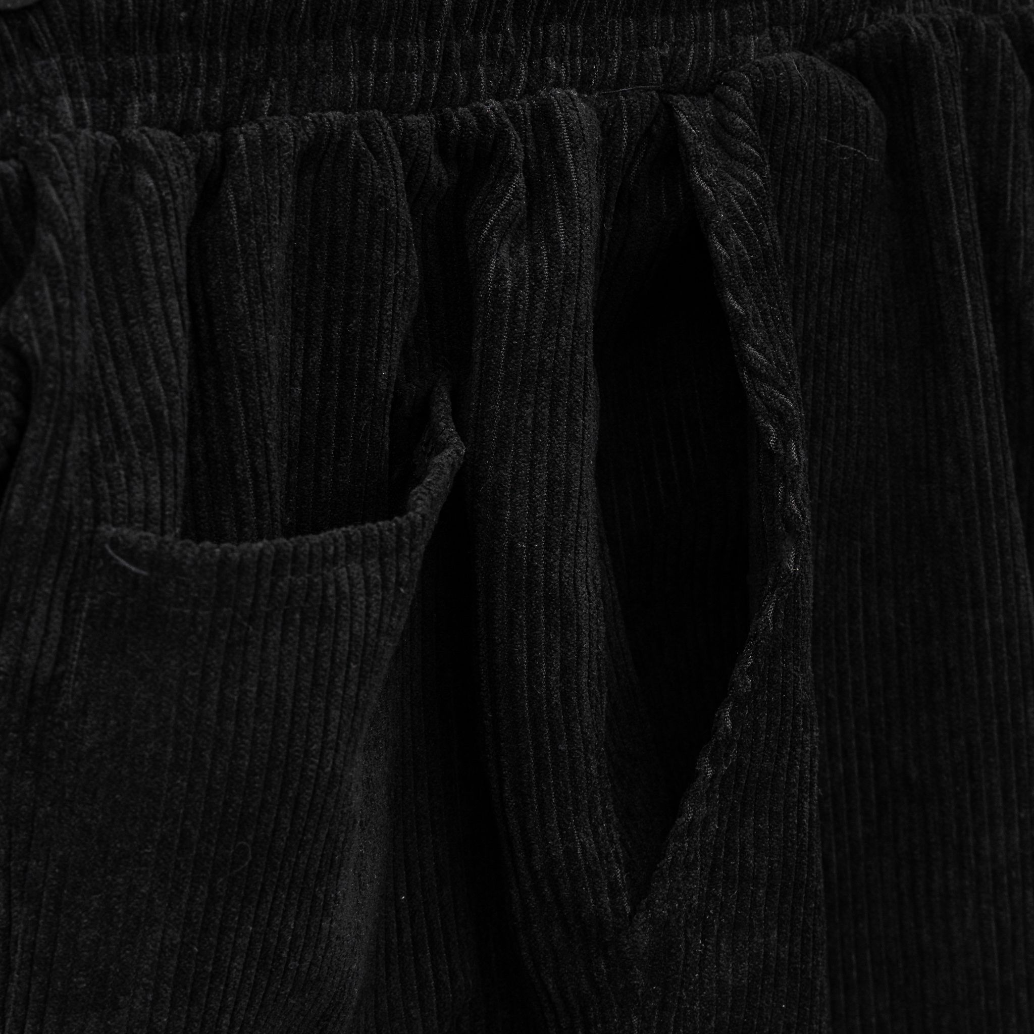  Quần Ngắn Logo Corduroy - Black 