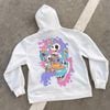  Áo Khoác X-RAY RAWR Skeleton Hoodie - White 