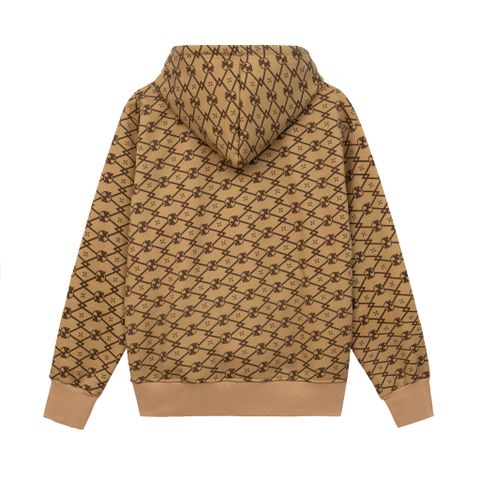  Áo Hoodie X2 Monogram - Beige 