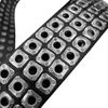 3 Row Punk Belt XXME - Black/ Gray 