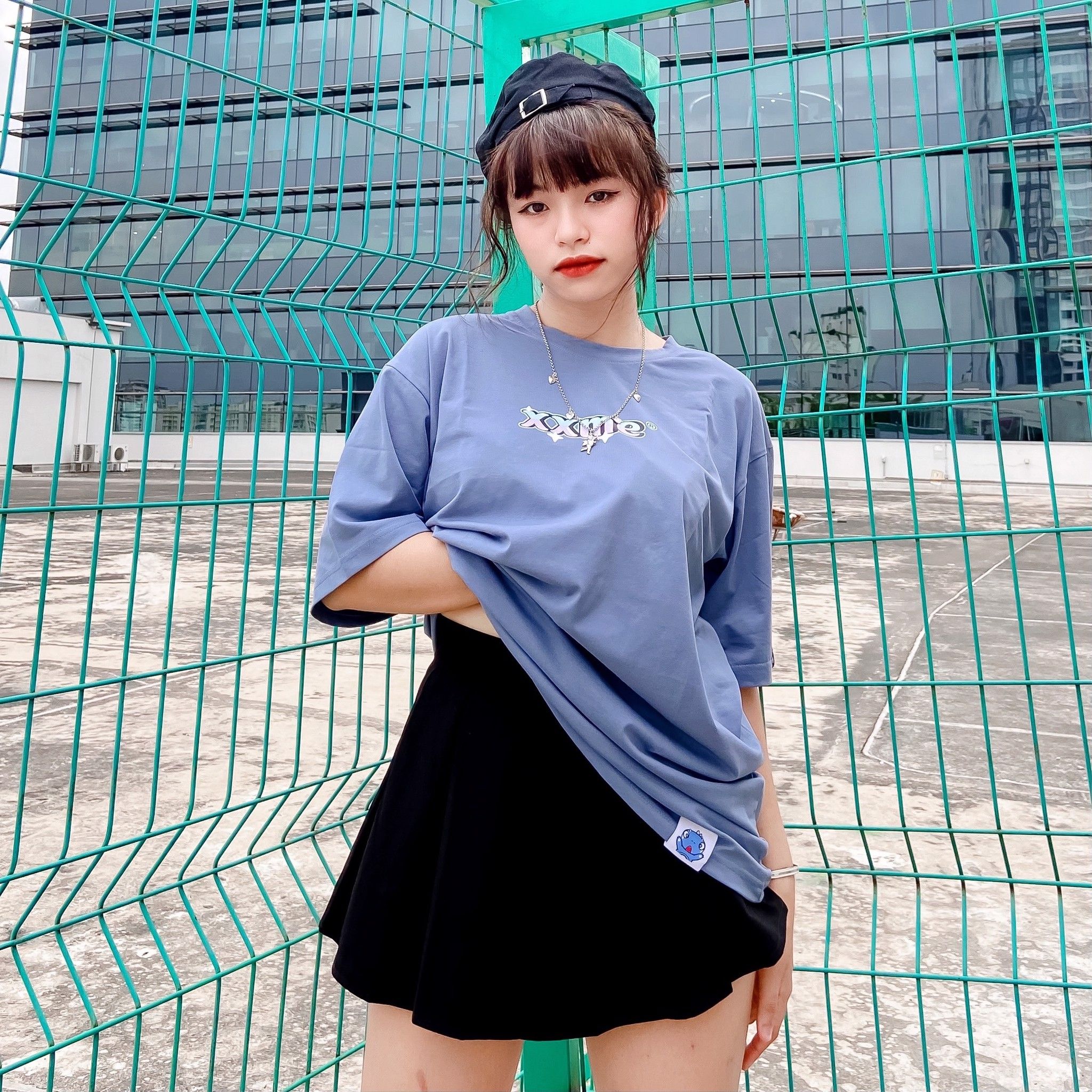  Áo Thun Big Logo Twinkle Tshirt - Steel 