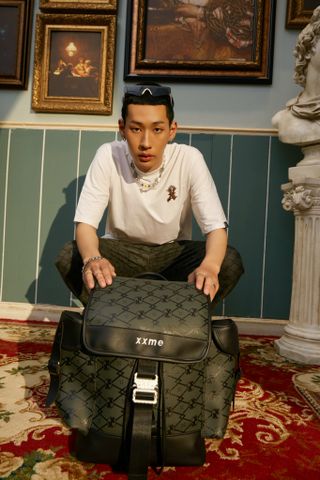  Balo X2 Monogram Backpack - Gray 