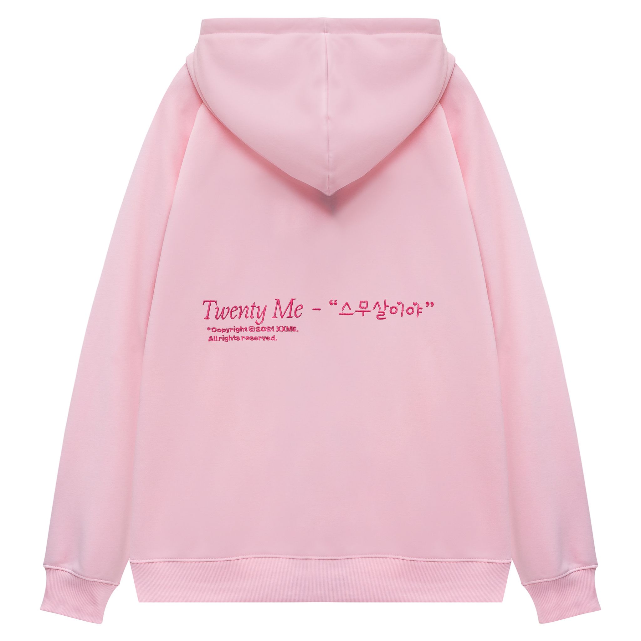  Áo Hoodie Academy Zip Up - Pink 