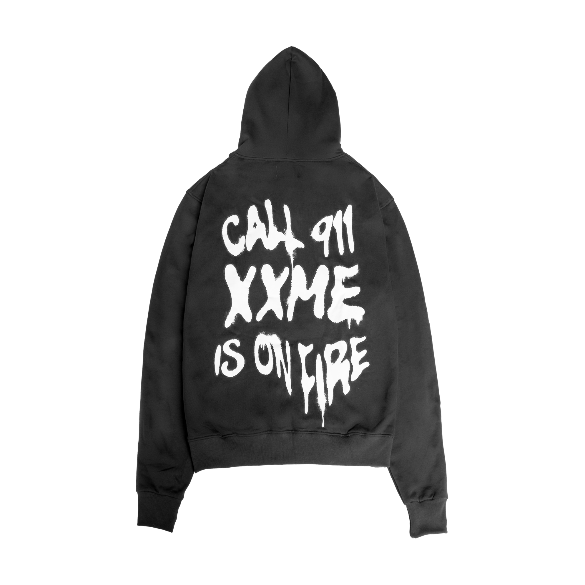  Áo Hoodie XXME On Fire - Black 