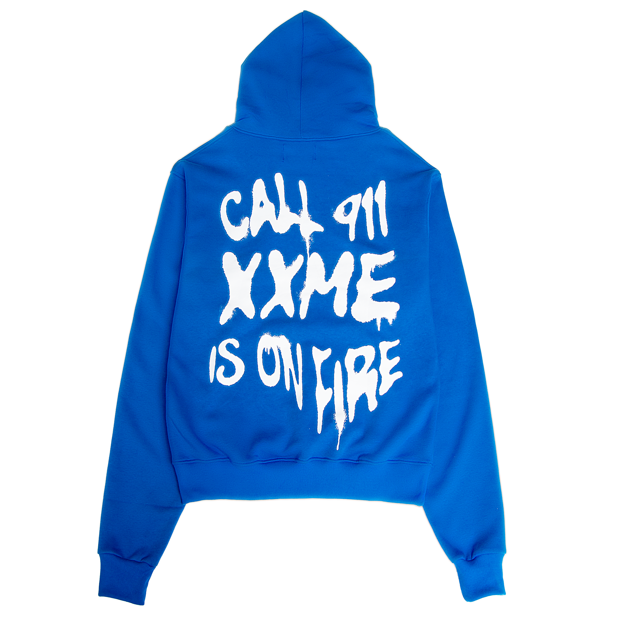  Áo Hoodie XXME On Fire - Blue 