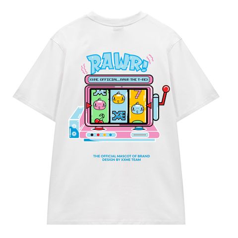  Áo Thun RAWR Lucky Coin Tshirt - White 