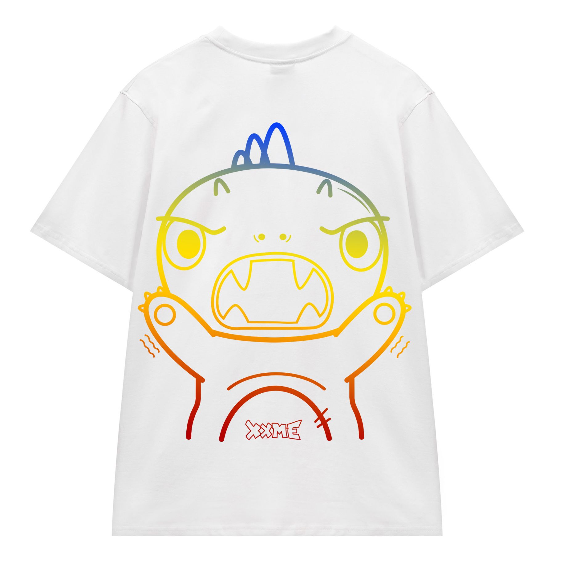  Áo Thun Rainbow Angry RAWR Tshirt - WHITE 