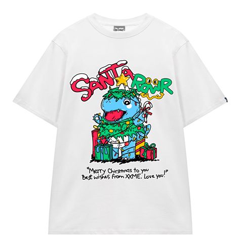  Áo Thun RAWR Xmas Tee - White 