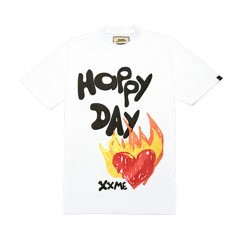  Áo thun Happy Day - White 