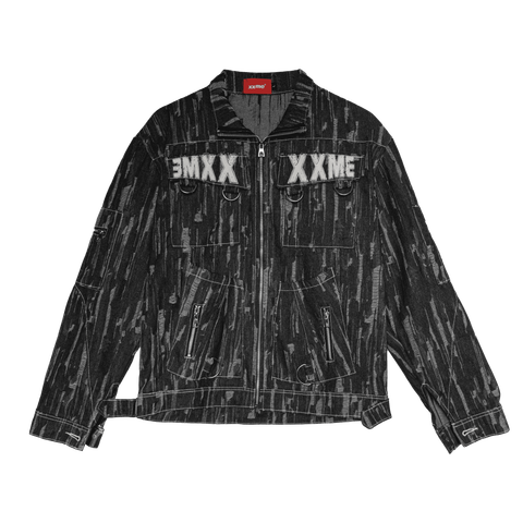  Áo Khoác XXME Glitch Jacket Denim - Black 