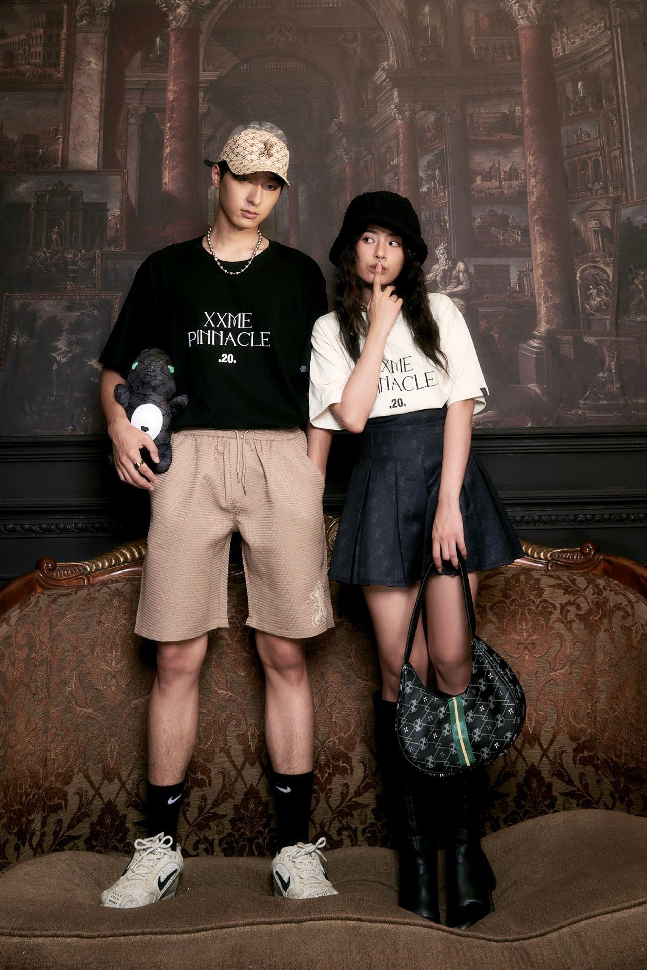  Túi Đeo Vai Monogram Aydede - Black 