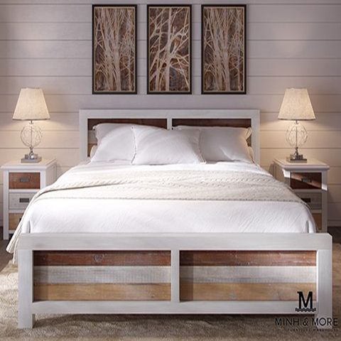  Giường Gỗ M06 COLORFUL 