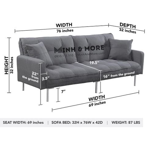  Sofa Bed FUTON 
