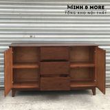  TỦ SIDEBOARD TRANG TRÍ GỖ THÔNG INDOCHINE 