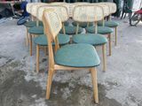  SECCO - Ghế Gỗ Tựa Mây Nhựa 
