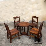  Bộ Bàn Ghế Cafe Chân Tiện 