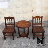  Bộ Bàn Ghế Cafe Chân Tiện 