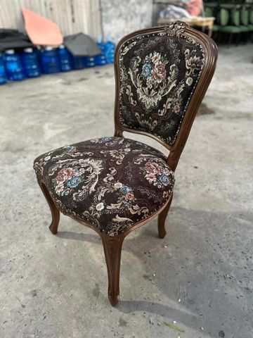  Ghế Gỗ Louis XVI Cao Su 