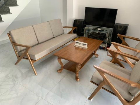  Bàn Sofa Gỗ Fly 2 Tầng 