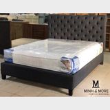  Giường Bọc Nệm Đầu Bằng 
