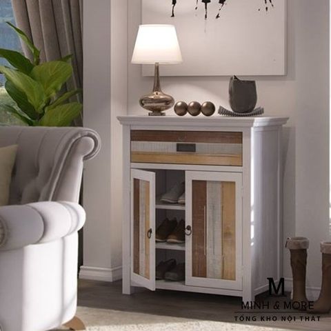  TỦ GIÀY GỖ THÔNG COLORFUL 