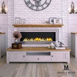  KỆ TỦ TIVI GỖ THÔNG MÀU TRẮNG XÁM KOALA 