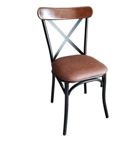  Ghế Bistro Màu Walnut Bọc Nệm 