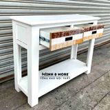  BÀN CONSOLE TRANG TRÍ GỖ THÔNG COLORFUL 
