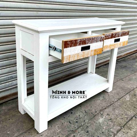  BÀN CONSOLE TRANG TRÍ GỖ THÔNG COLORFUL 