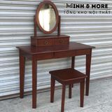  BỘ BÀN TRANG ĐIỂM GỖ THÔNG INDOCHINE 