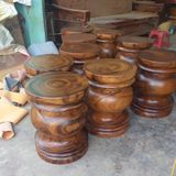  Bộ Bàn Tròn Nguyên Khối Gỗ Me Tây & Gỗ Khác 