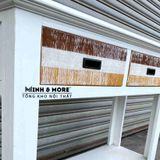  BÀN CONSOLE TRANG TRÍ GỖ THÔNG COLORFUL 