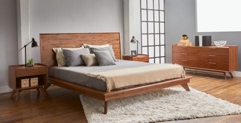  Set Bedroom Delina Brown Xuất Khẩu 