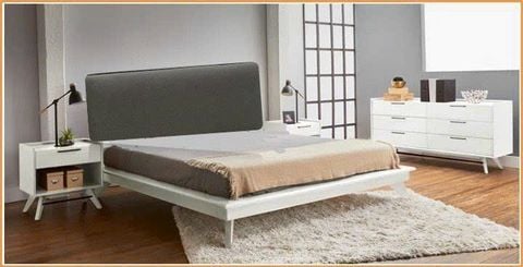  Set Bedroom Denali White  Xuất Khẩu 