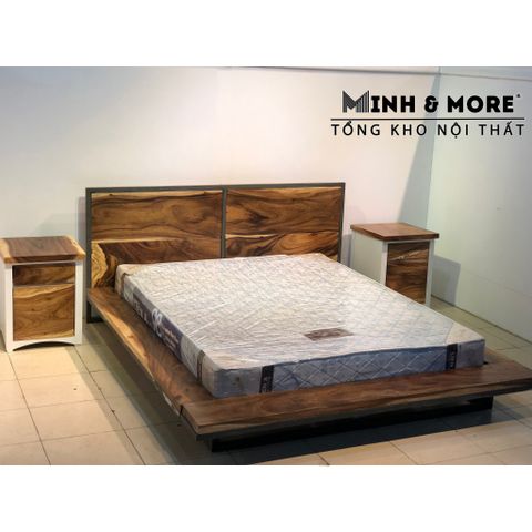 Giường gỗ me tây kiểu Nhật Bản
