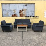  Sofa Oxford Grey Velvet 