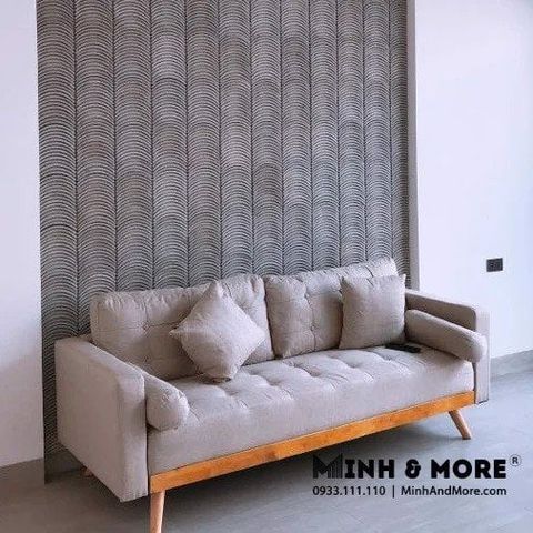  SCAND - Sofa Băng Mặt Gỗ 