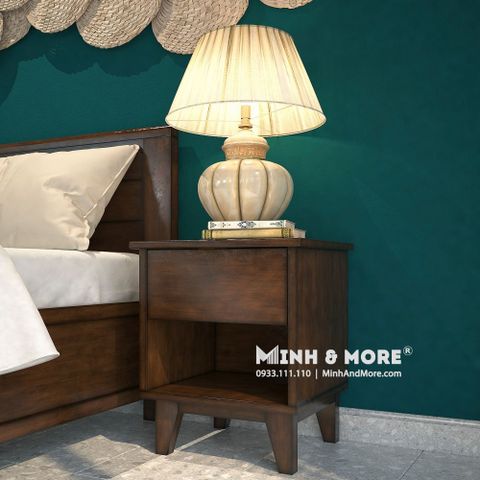 TỦ ĐẦU GIƯỜNG GỖ THÔNG INDOCHINE 