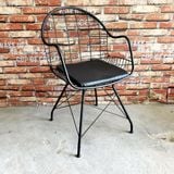  Ghế Sắt Lưới Có Tay 