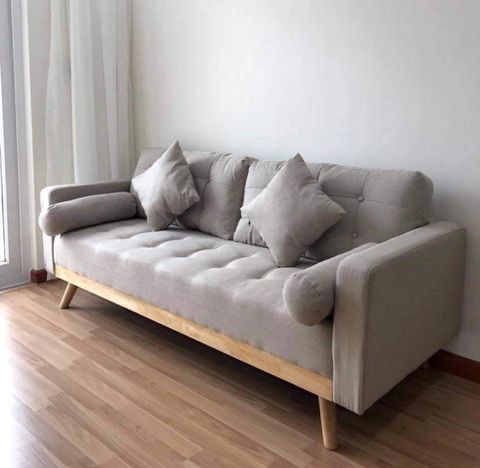  SCAND - Sofa Băng Mặt Gỗ 
