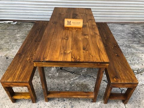  Bộ Bàn Chill Rivera Gỗ Thông 