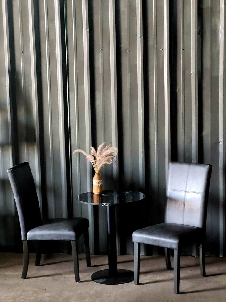  Bàn Tròn Cafe Mặt Composite 