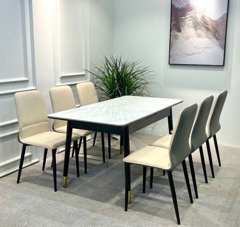  Bàn Ăn Ceramic Kéo dài Nhập Khẩu 