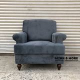  Sofa Oxford Grey Velvet 