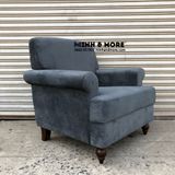  Sofa Oxford Grey Velvet 