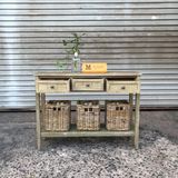  Bàn Meible - Bàn Console Trang Trí 3 Hộc 